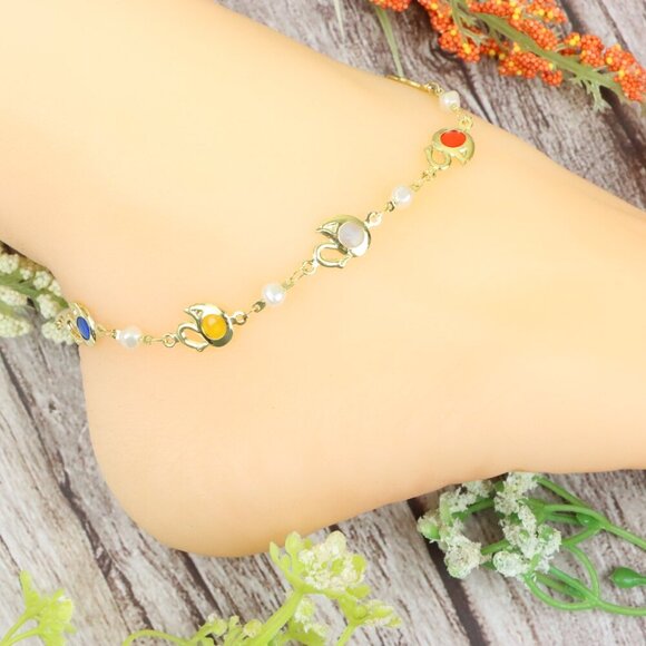 Dainty Anklet for Women – Elegant Everyday Jewelry & Perfect Gift | MLCRC1673 - Picture 3 of 10